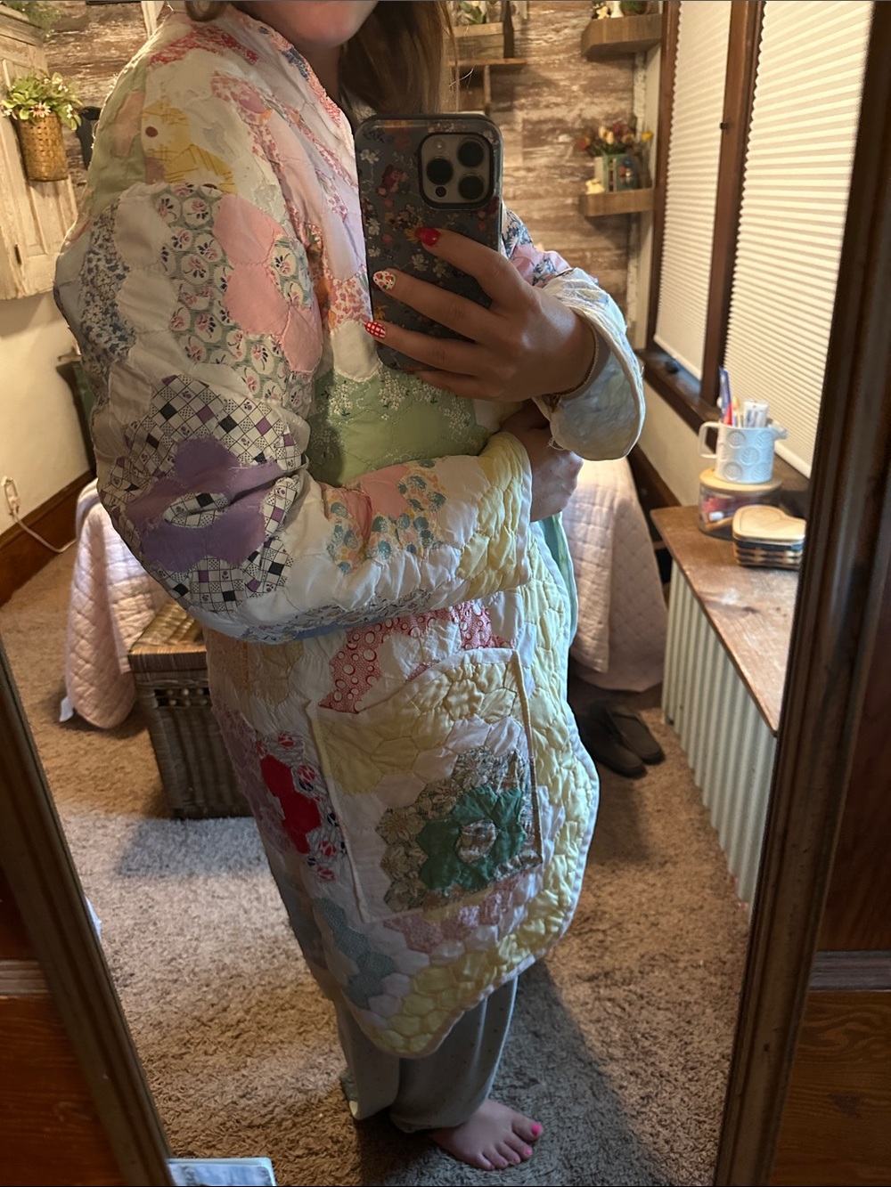 Vintage Quilt Coat - Picture 9 of 10